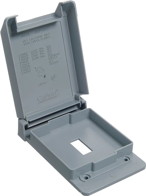 Weatherproof PVC Switch Cover, Single Gang
