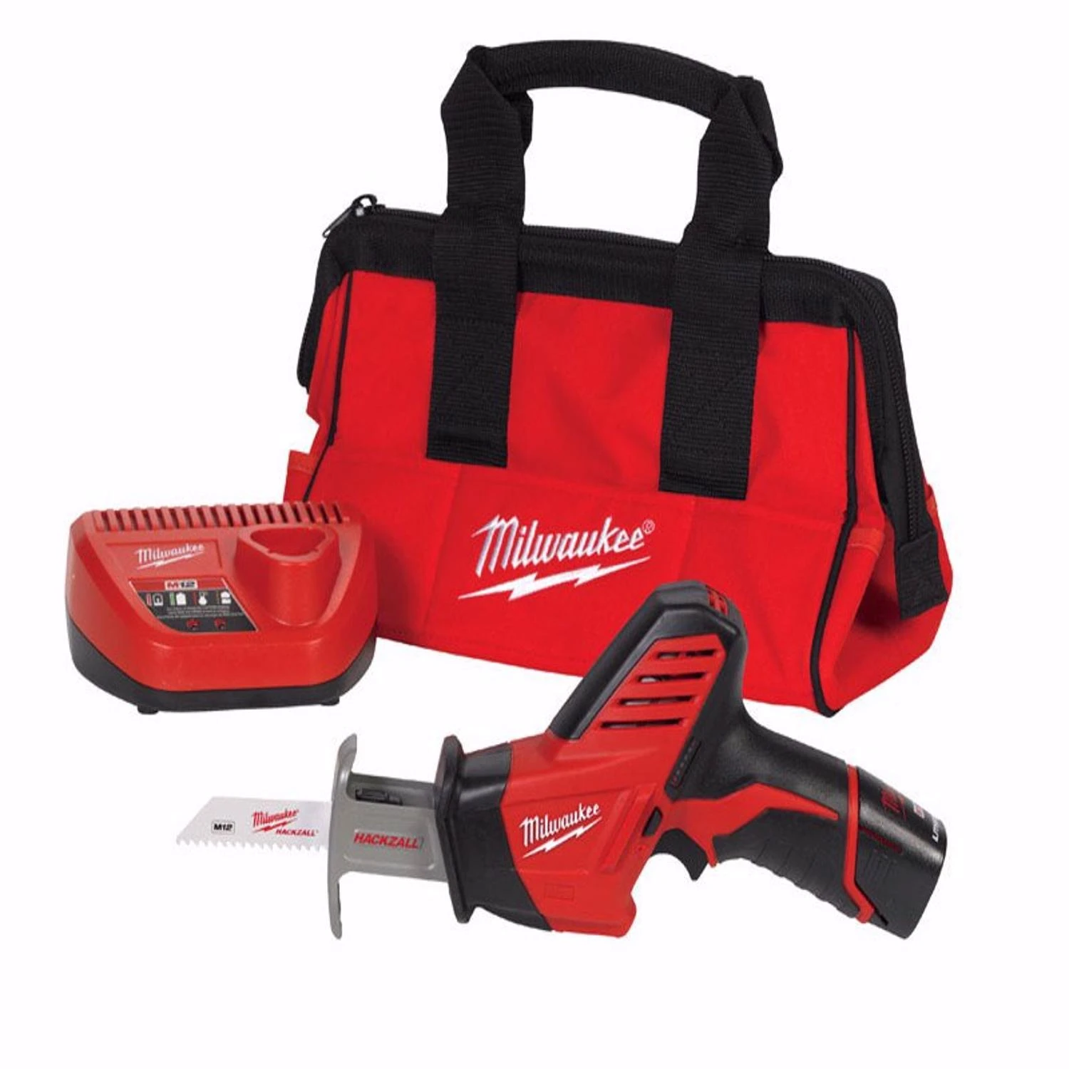 M12 Hackzall 12v Cordless Reciprocating Saw Kit With Battery & Charger