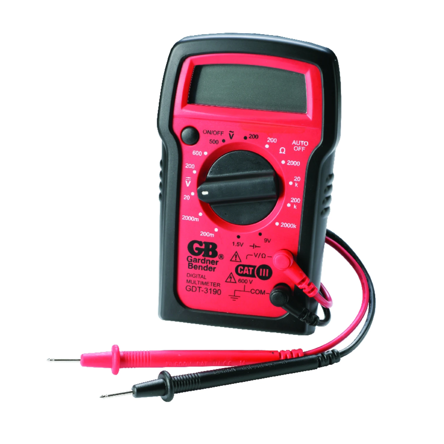 Digital Multimeter, Manual Ranging, 4 Functions