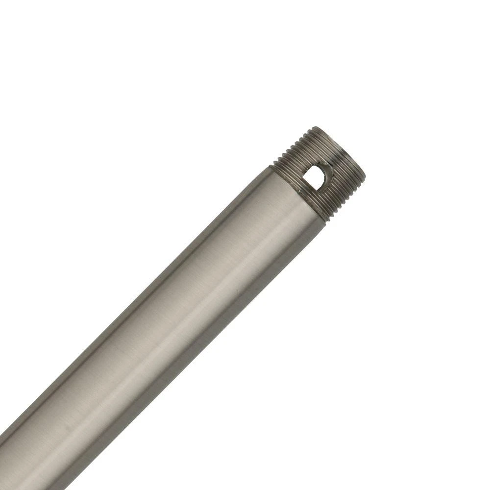 Extension Ceiling Fan Down Rod, Brushed Nickel, 12 x 3/4 In.