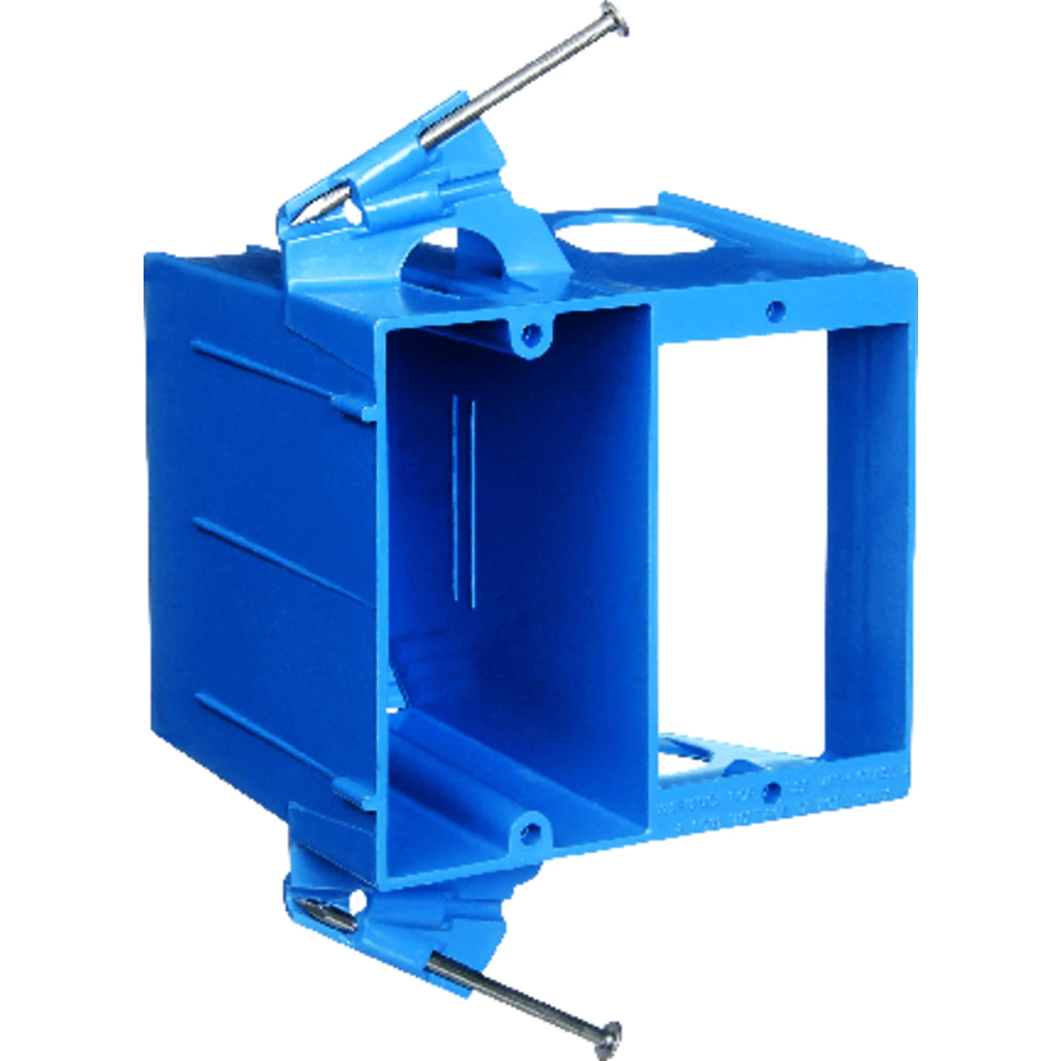 Dual Voltage Electrical Box/Bracket, 6 x 4.4 x 3-1/2 In. Deep