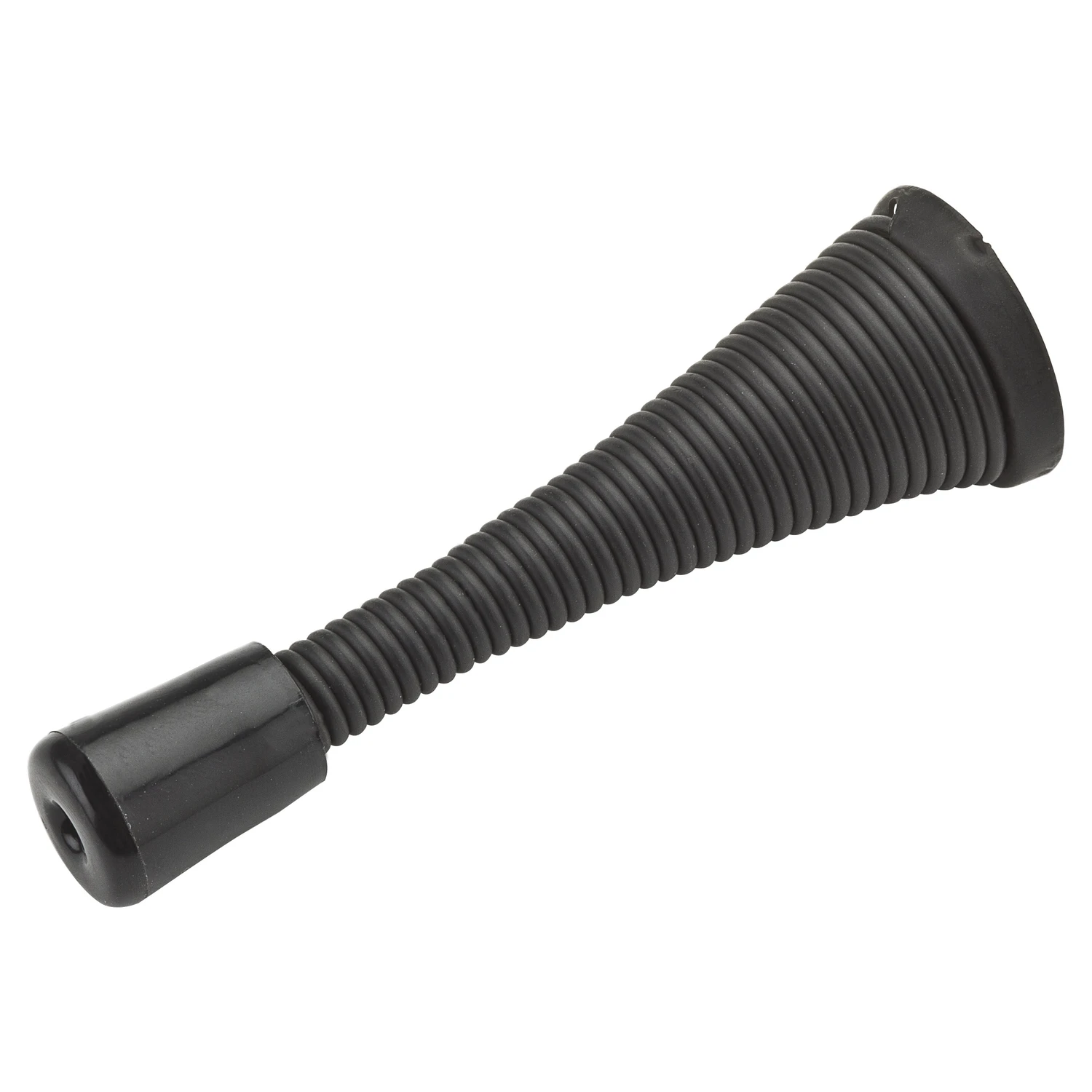 Doorstop, Wall-Mount, Spring, Oil-Rubbed Bronze, 3 In.