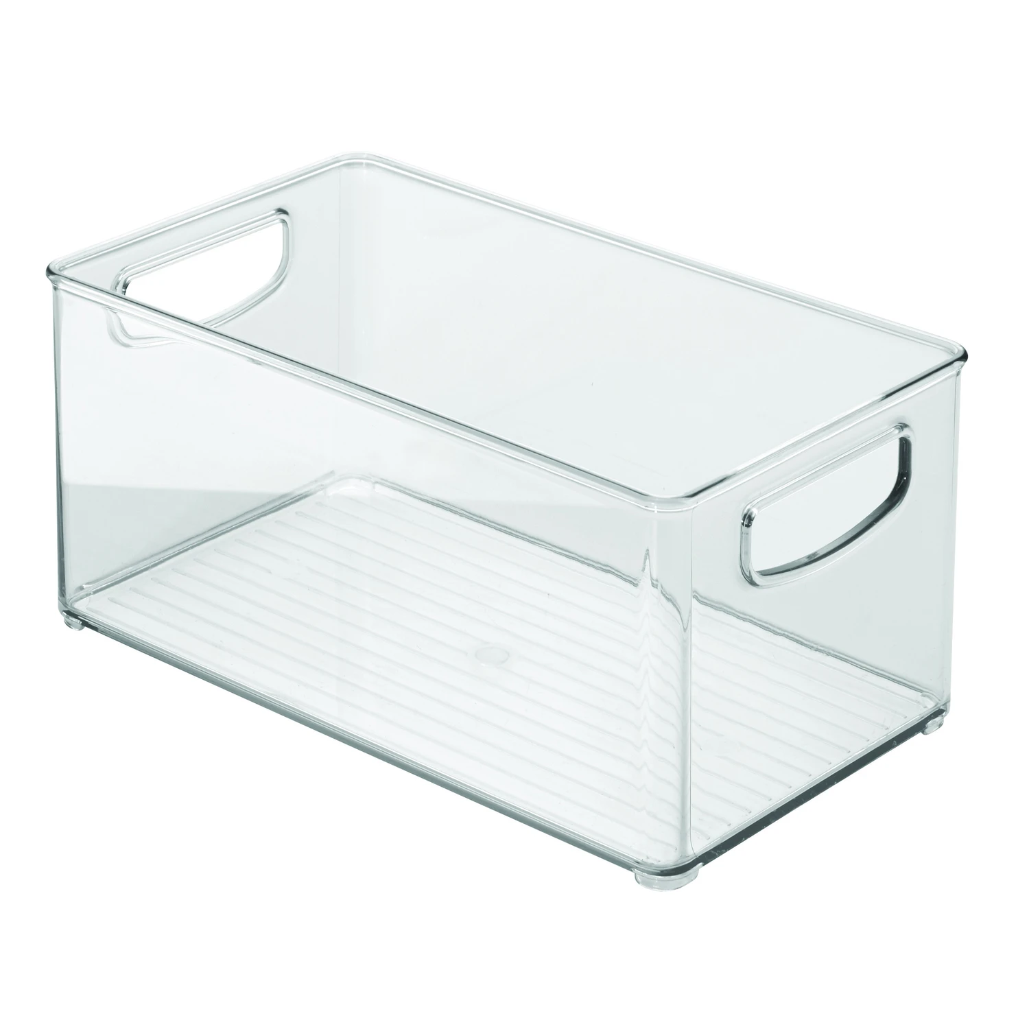 Storage Bin, Clear Plastic, 10 x 6 x 5 In.