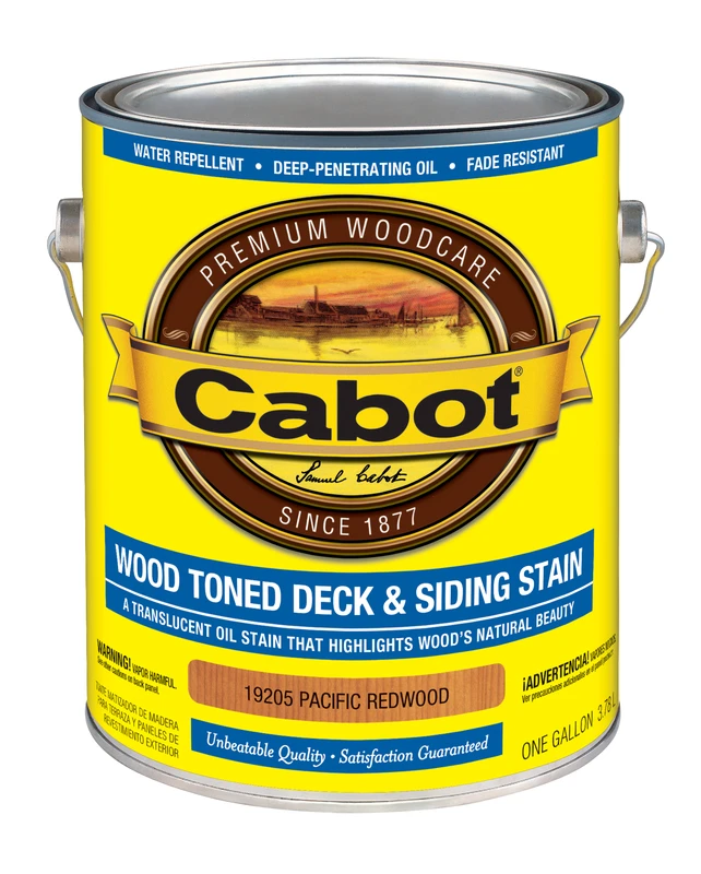 Wood Toned Deck & Siding Stain, Pacific Redwood, VOC, Gallon