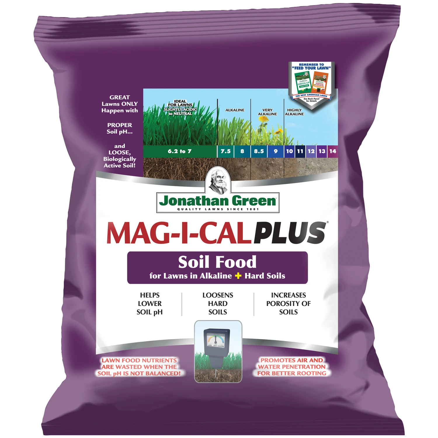 Mag-I-Cal Plus Soil Food, For Alkaline Soil, Covers 5000-Sq. Ft.