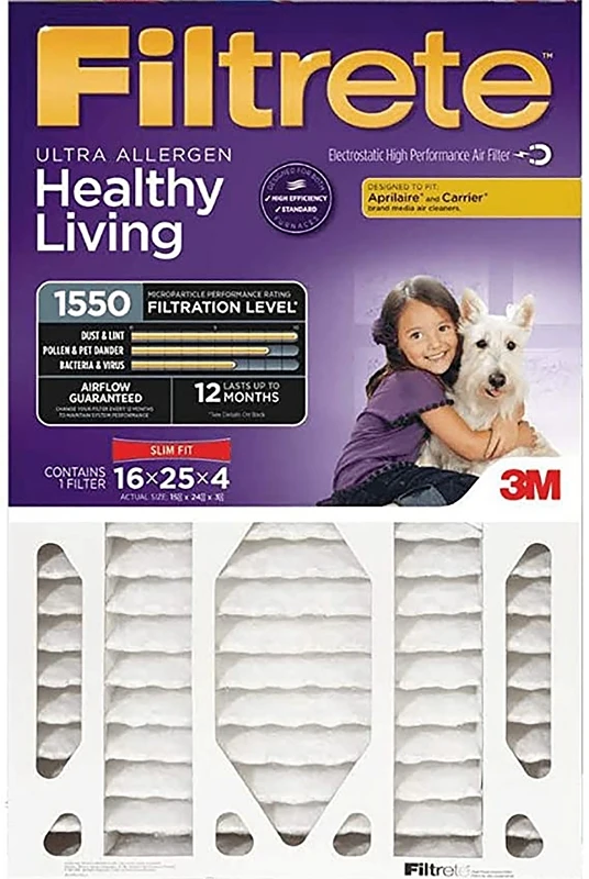 16x25 x 4 In. Ultra Allergen Reduction Deep Pleated Air Filter