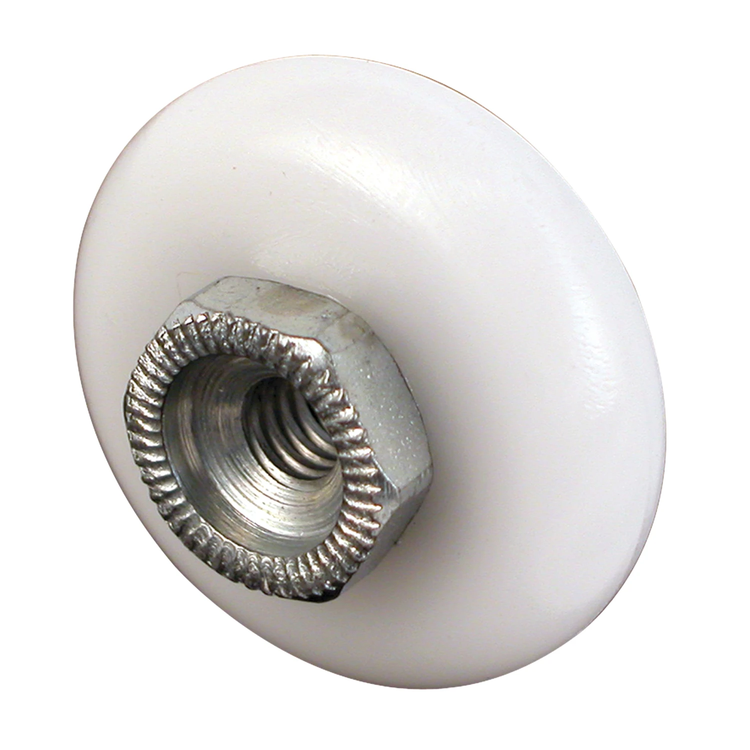 Tub Enclosure Oval Edge Ball Bearing Roller, Nylon, 7/8 In., 2-Pk.