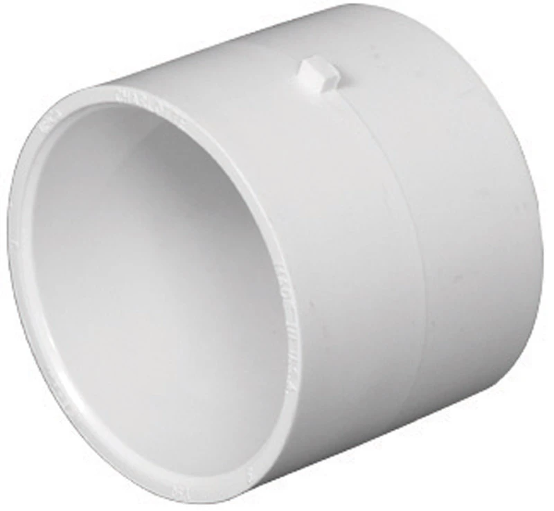 Schedule 40 DWV PVC Pipe Repair Coupling, 1-1/2 In.