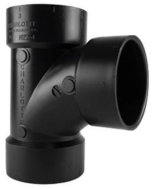 ABS/DWV Sanitary Pipe Tee, 1-1/2 In.
