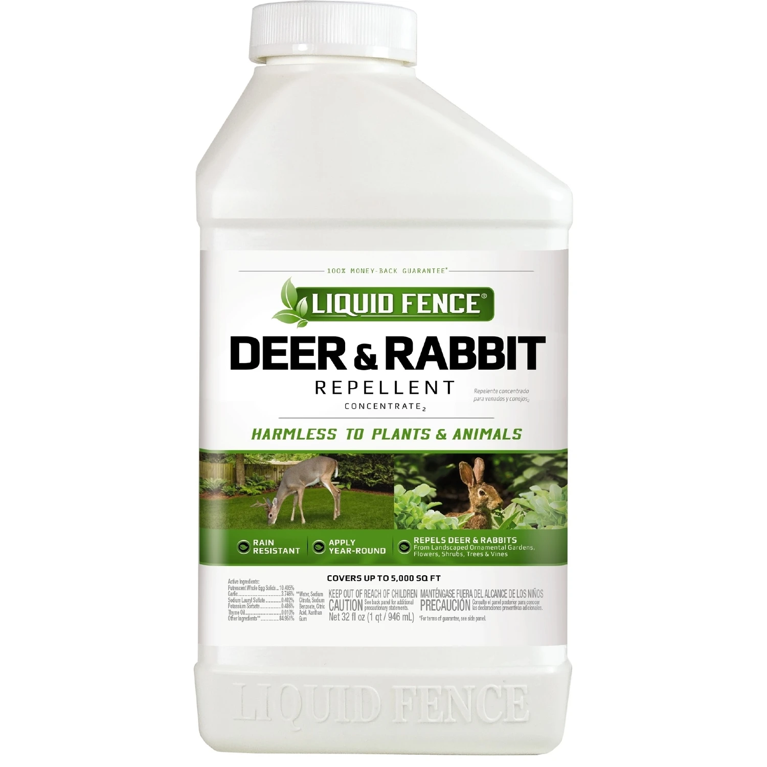 Deer & Rabbit Repellent Concentrate, 32 oz.