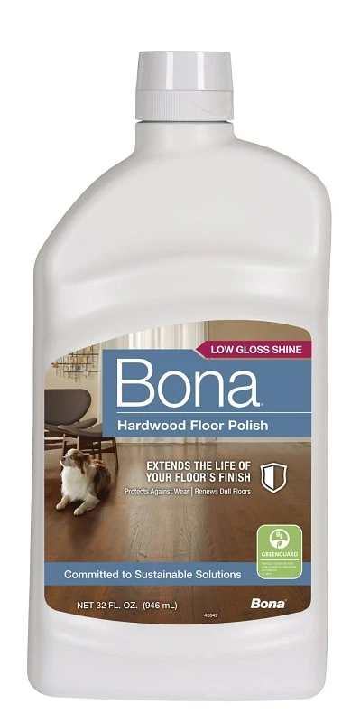 Hardwood Floor Polish, Low Gloss, 32 oz.