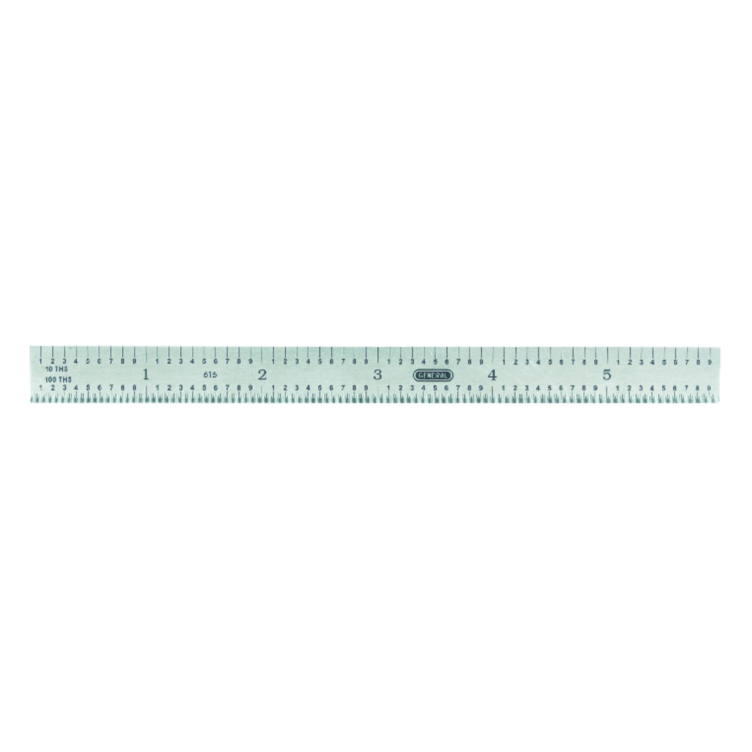 Precision Ruler, Flexible Stainless Steel, 6 In.