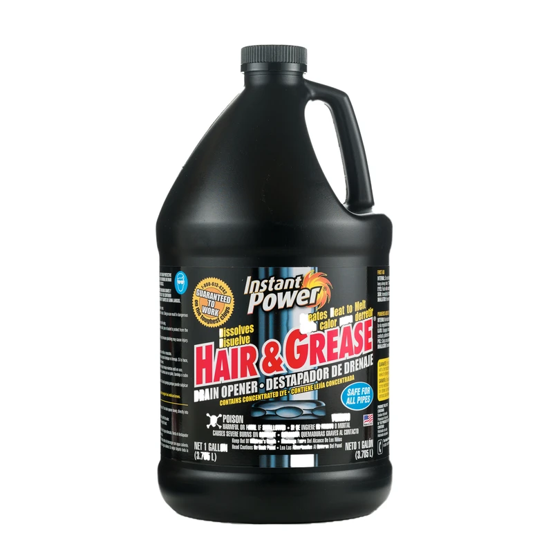 Hair & Grease Drain Opener, 1-Gallon