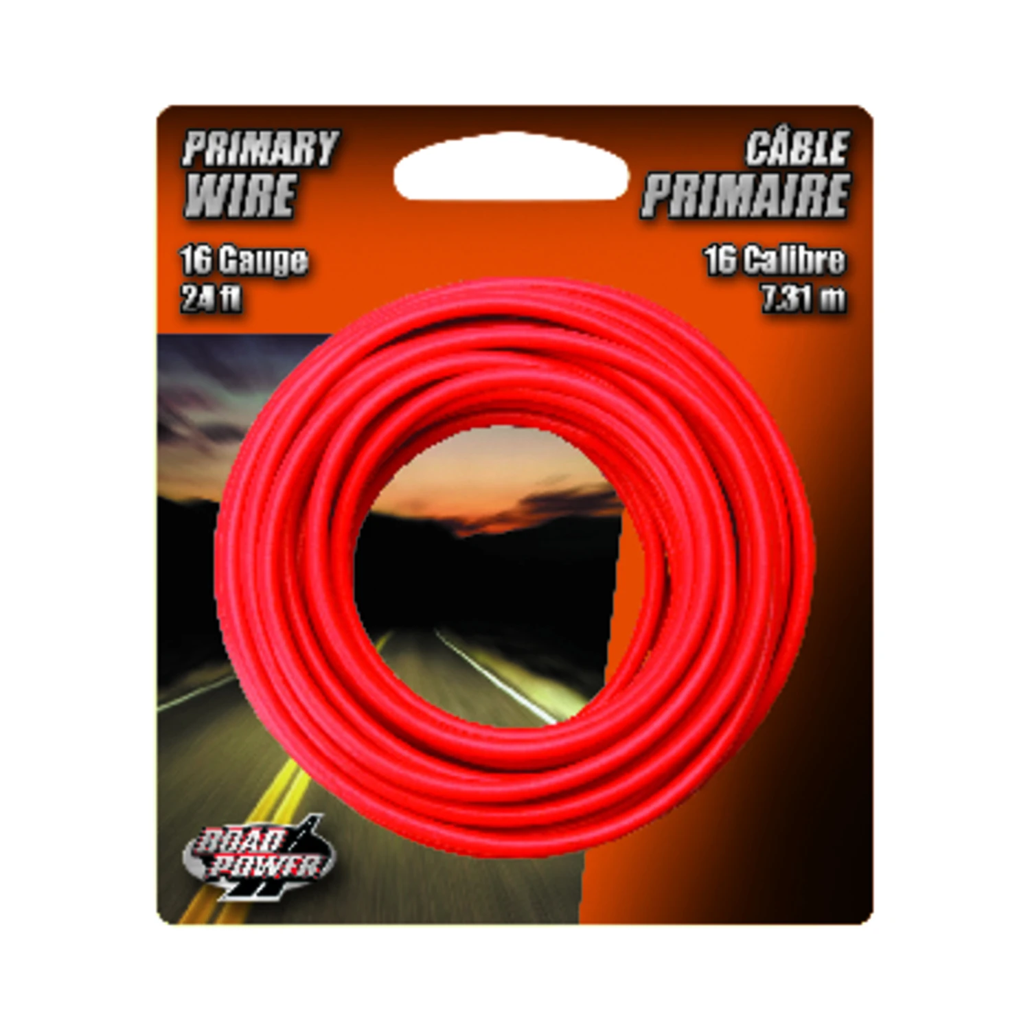 Primary Wire, Red, 16-Ga., 24 Ft.