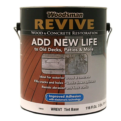 Woodsman Revive Wood & Conrete Restoration, Tint Base, 1 Gallon
