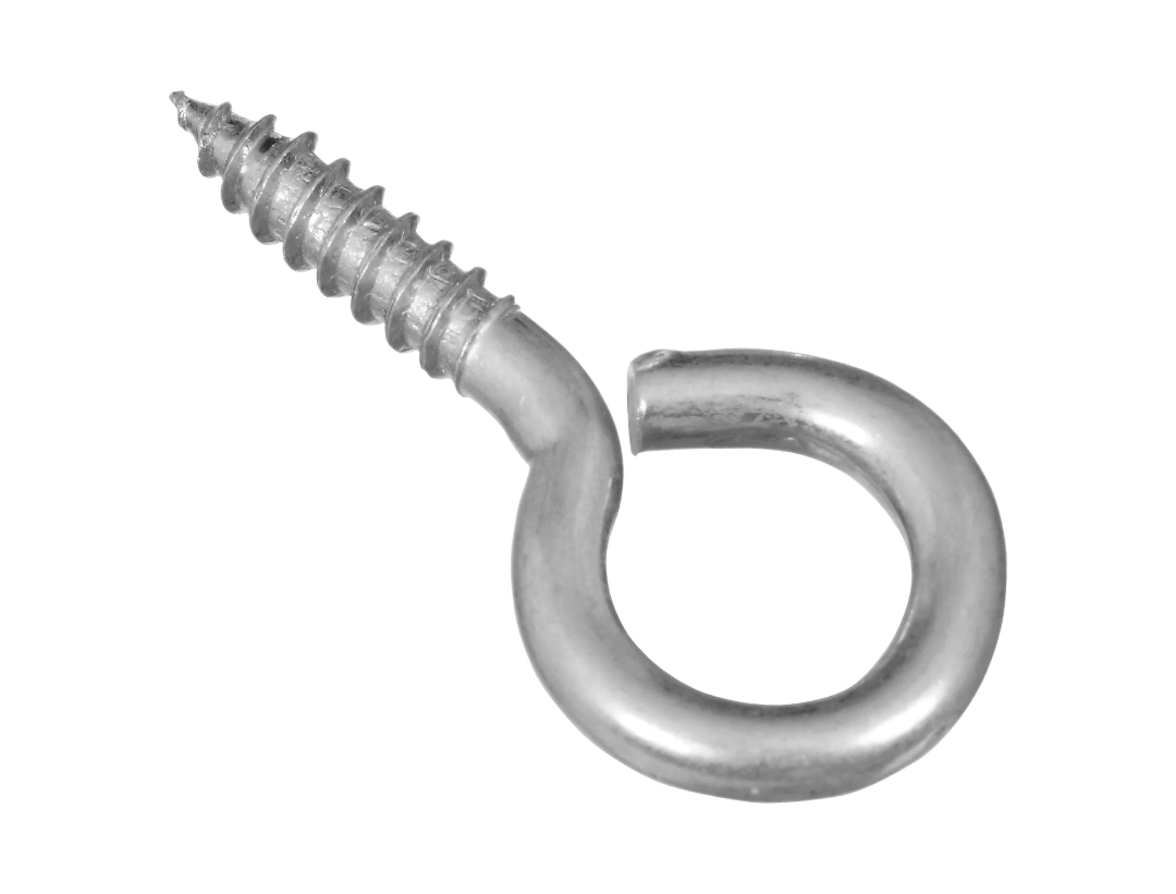 Screw Eye, #8 Large, 1-5/8 In., 6-Pk.