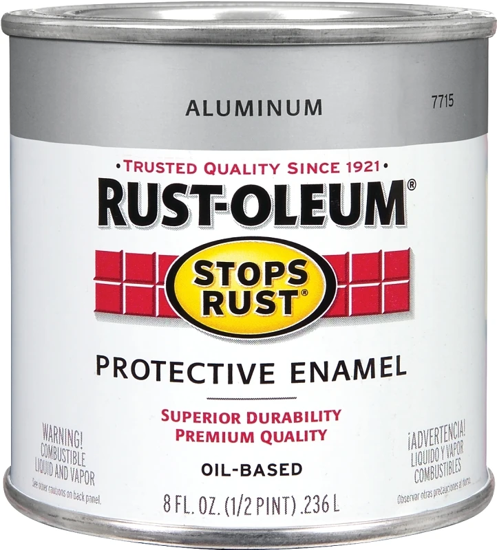 Stops Rust 1/2-Pint Aluminum Enamel