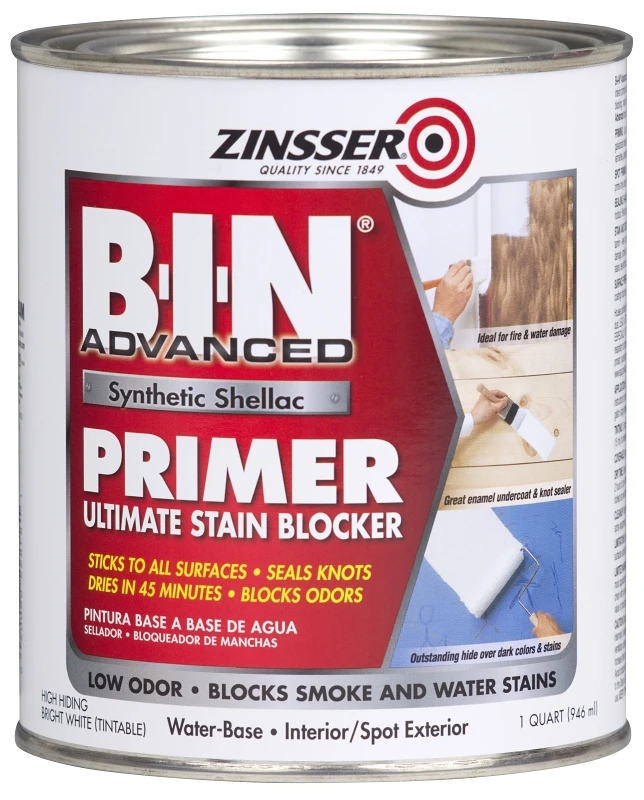 B.I.N. Advanced Synthetic Shellac, Bright White, 1-Qt.