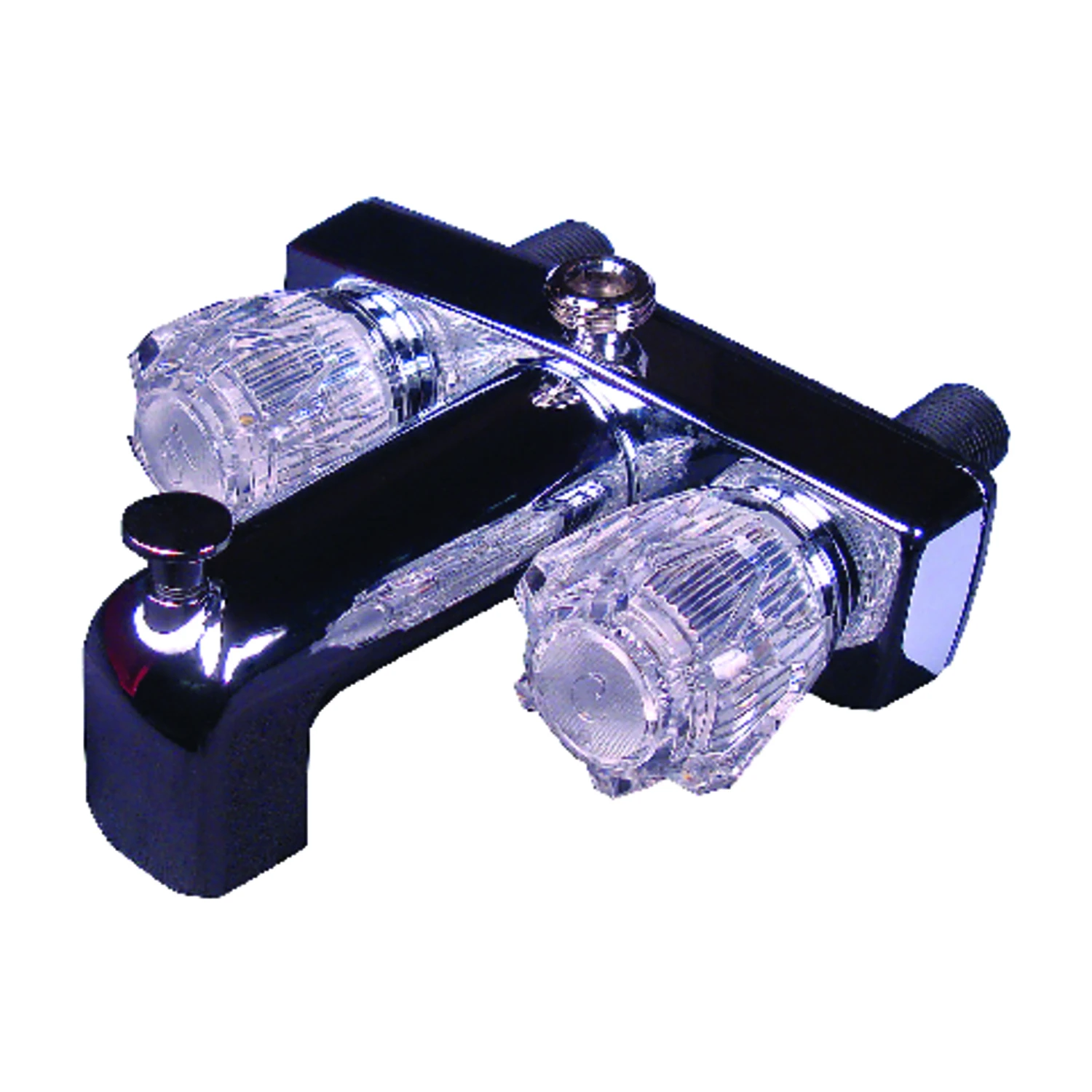 RV Tub & Shower Diverter, Chrome Plastic