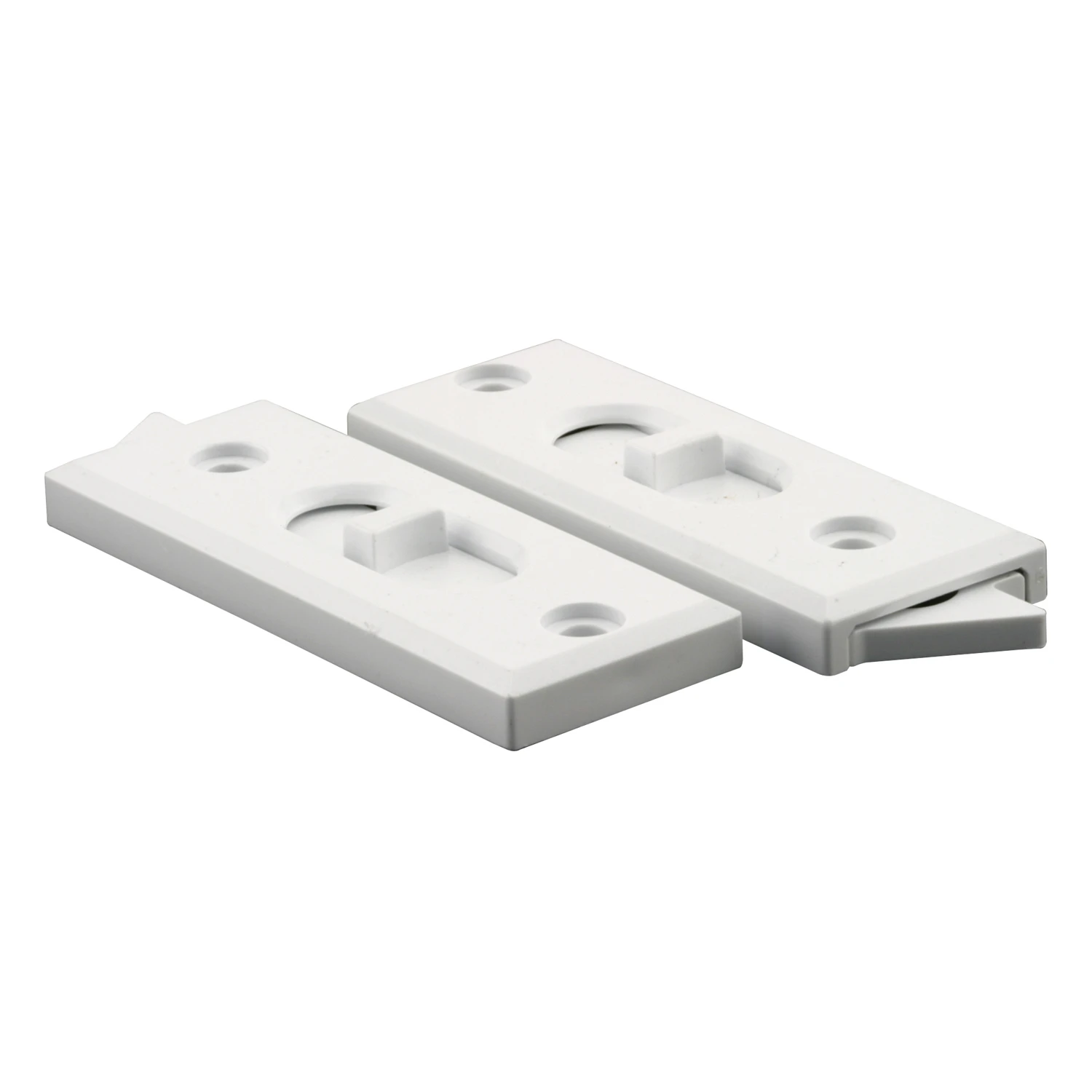 Tilt Latch, White Plastic, 2-Pk.