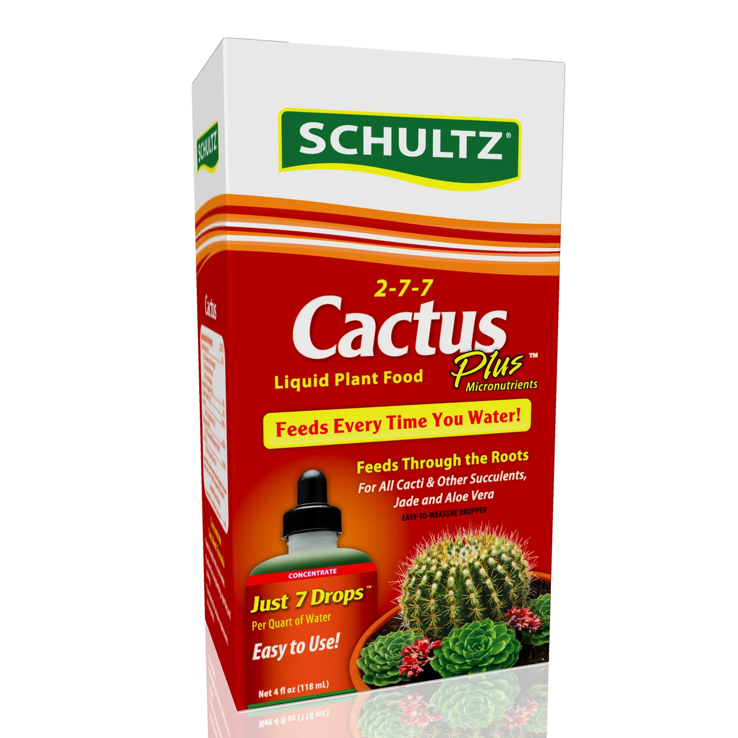 Liquid Plant Food, Cactus Plus, 2-7-7 Formula, 4 oz.