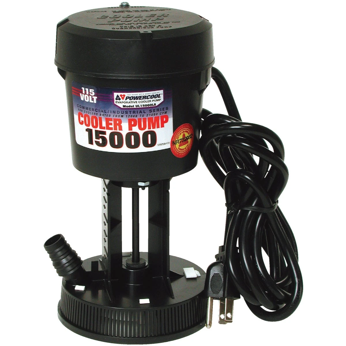 Industrial Evaporative Cooler Pump, 505-GPH, 115-Volt