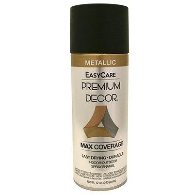 Premium Decor Metallic Spray Paint, Oil Rubbed Bronze, 12 oz.