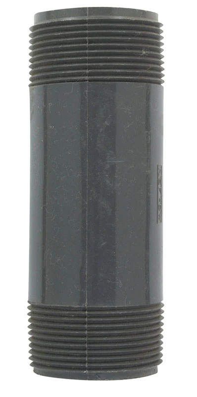 Schedule 80 PVC Pipe Nipple, 1-1/2 x 5 In.