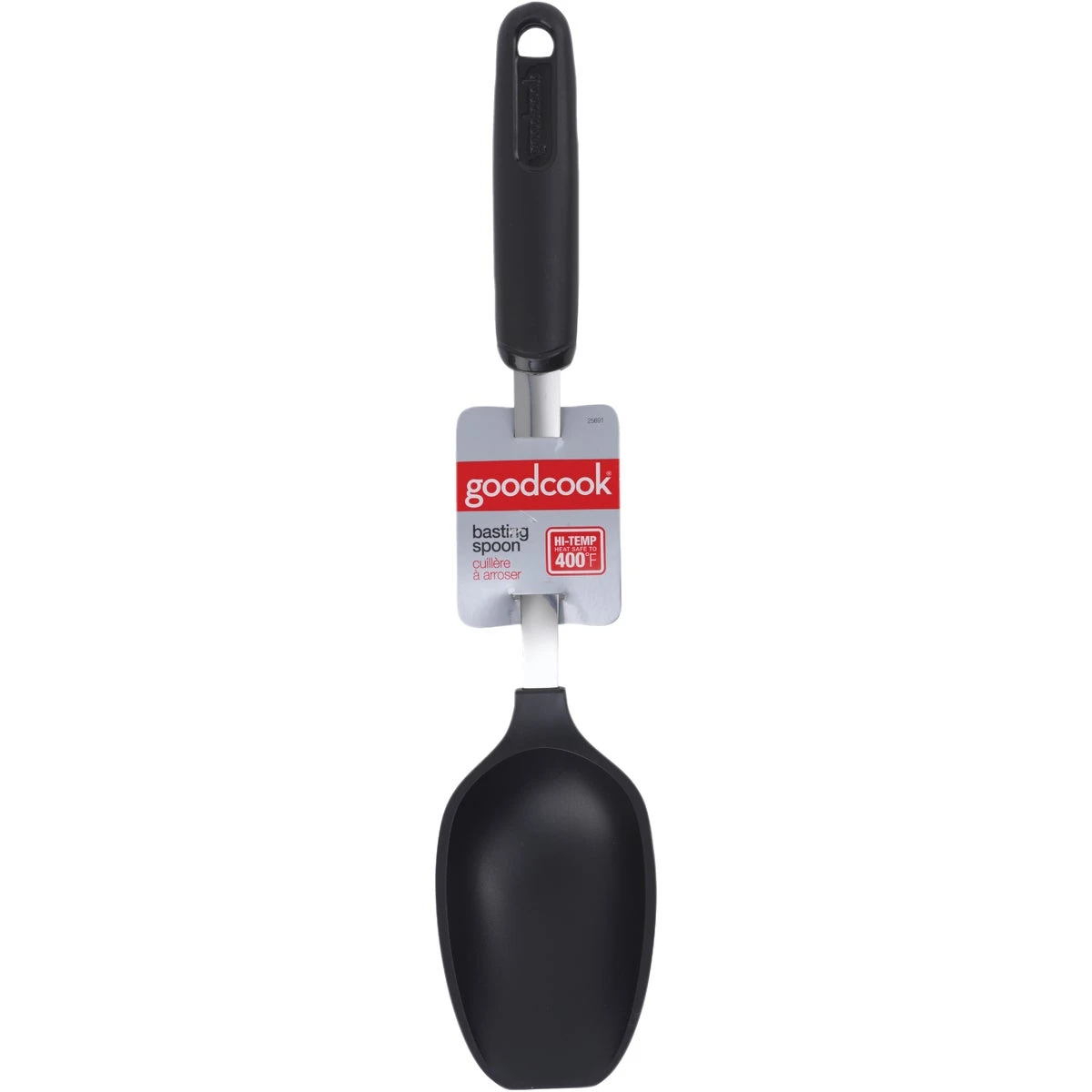 Spoon, Black Nylon, Stainless Steel