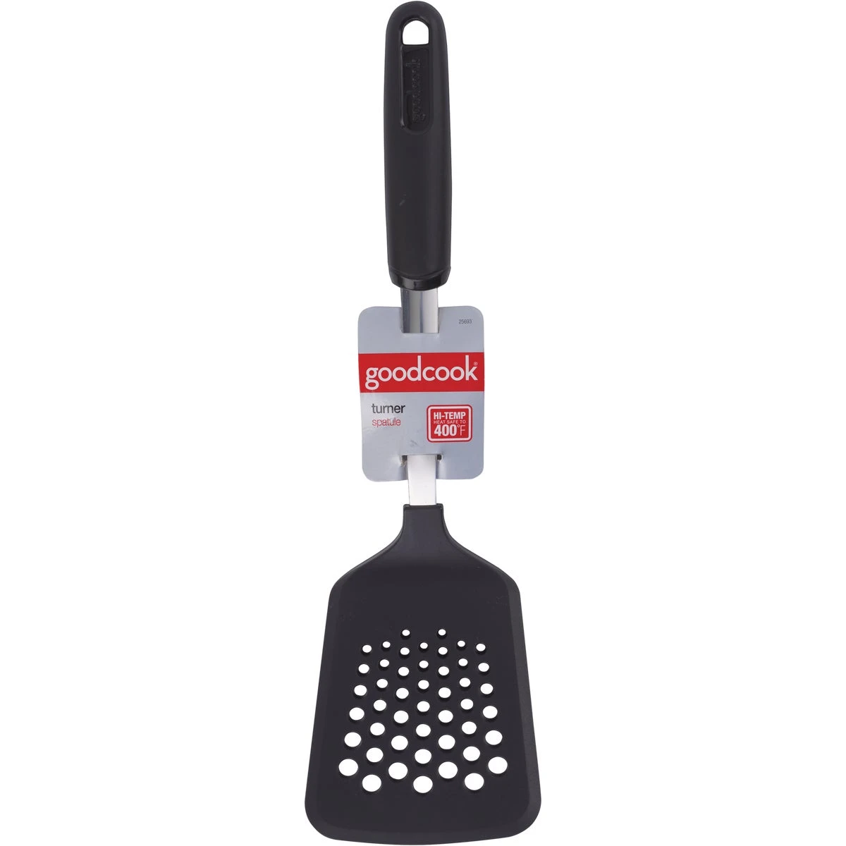 Slotted Spoon, Black Nylon/Stainless Steel
