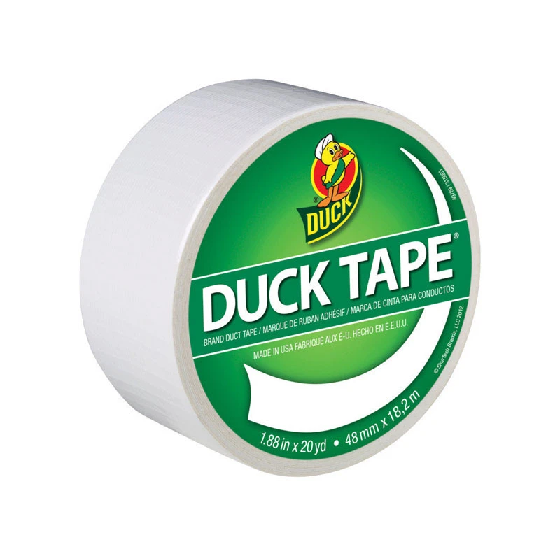 Duct Tape, White, 1.88-Inch x 20-Yard