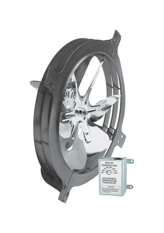 Gable-Mount Power Attic Ventilator, 1500 Sq. Ft.