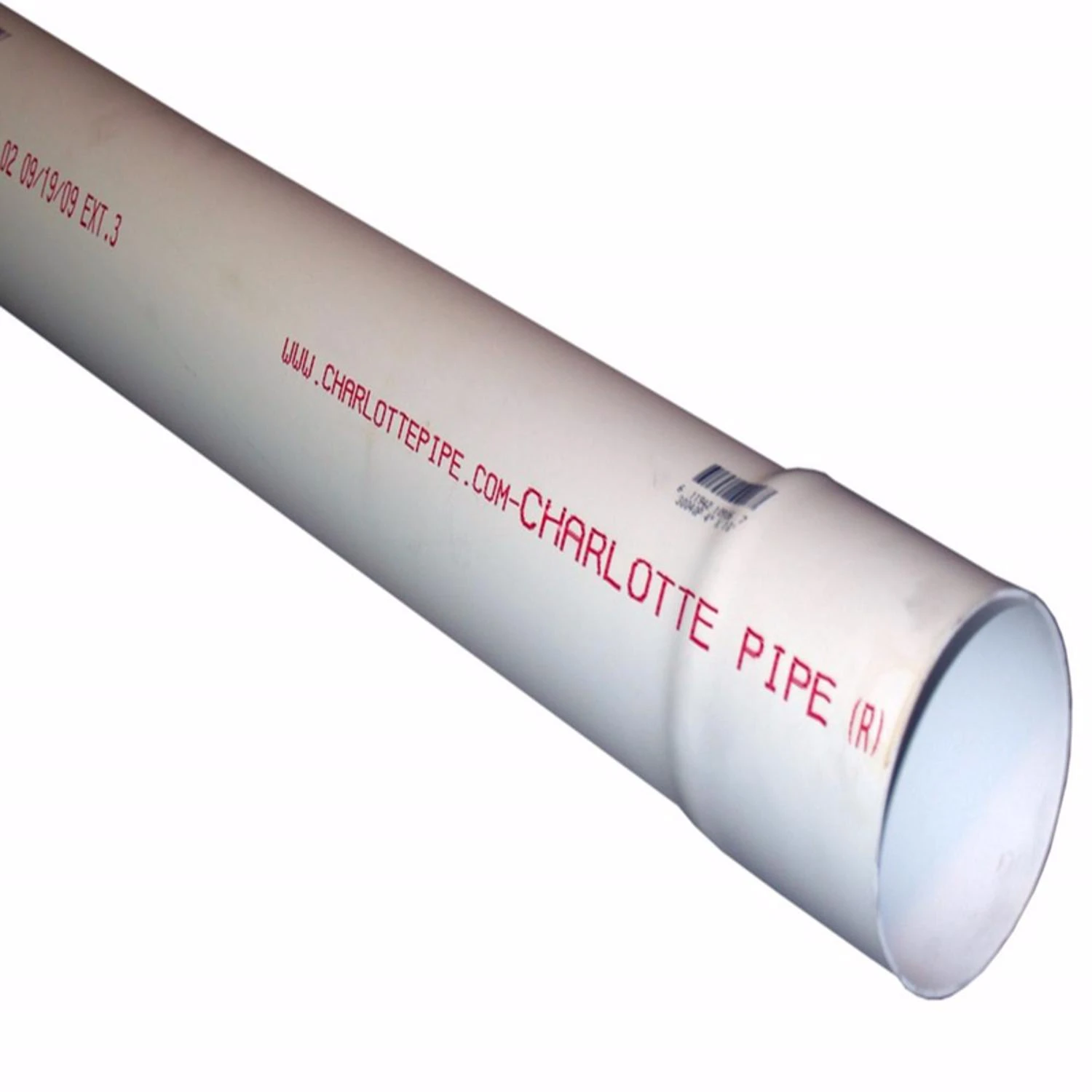 PVC Sewer & Drain Pipe, 3 In. x 10 Ft.