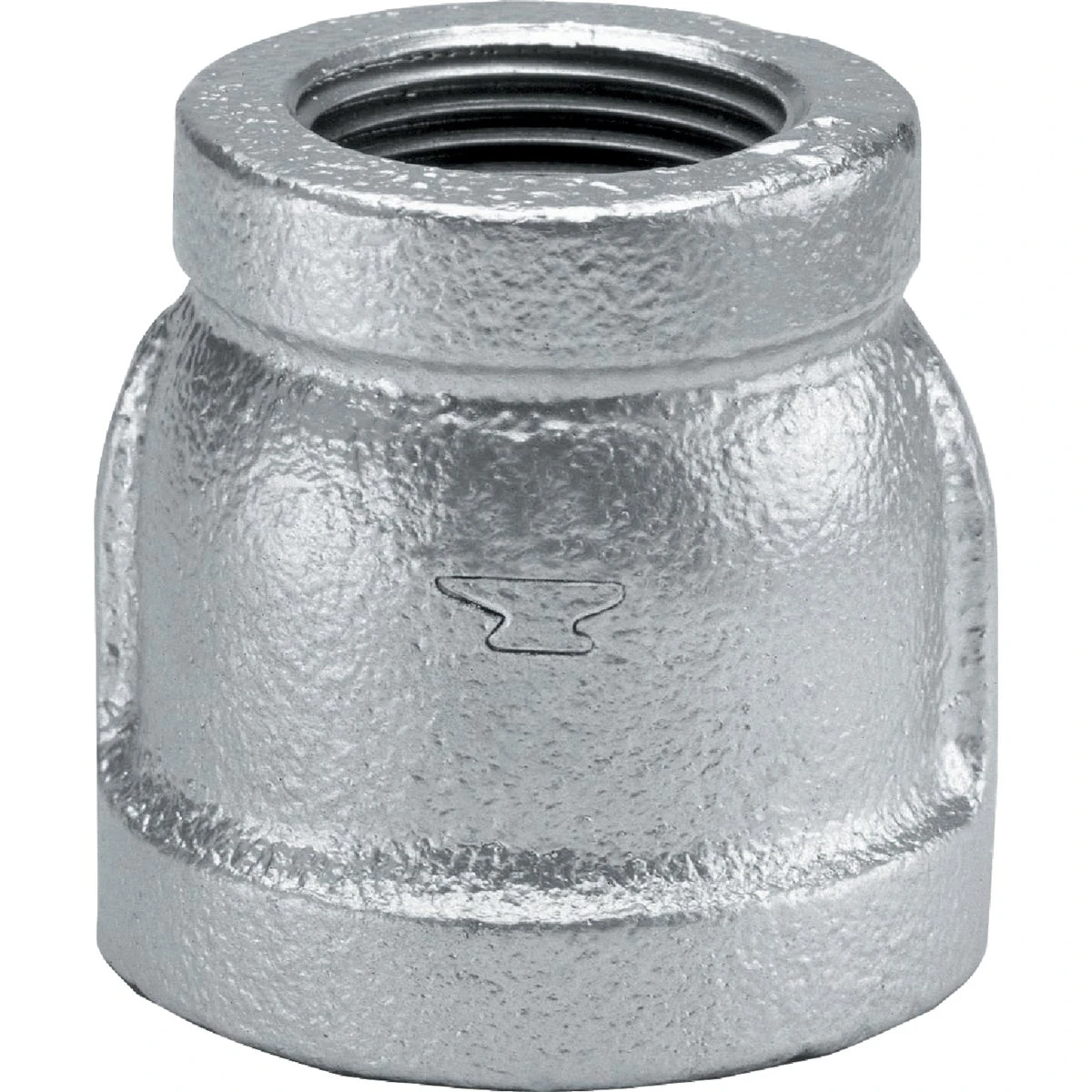 Galvanized Reducing Pipe Coupling, 3/8 x 1/4 In.
