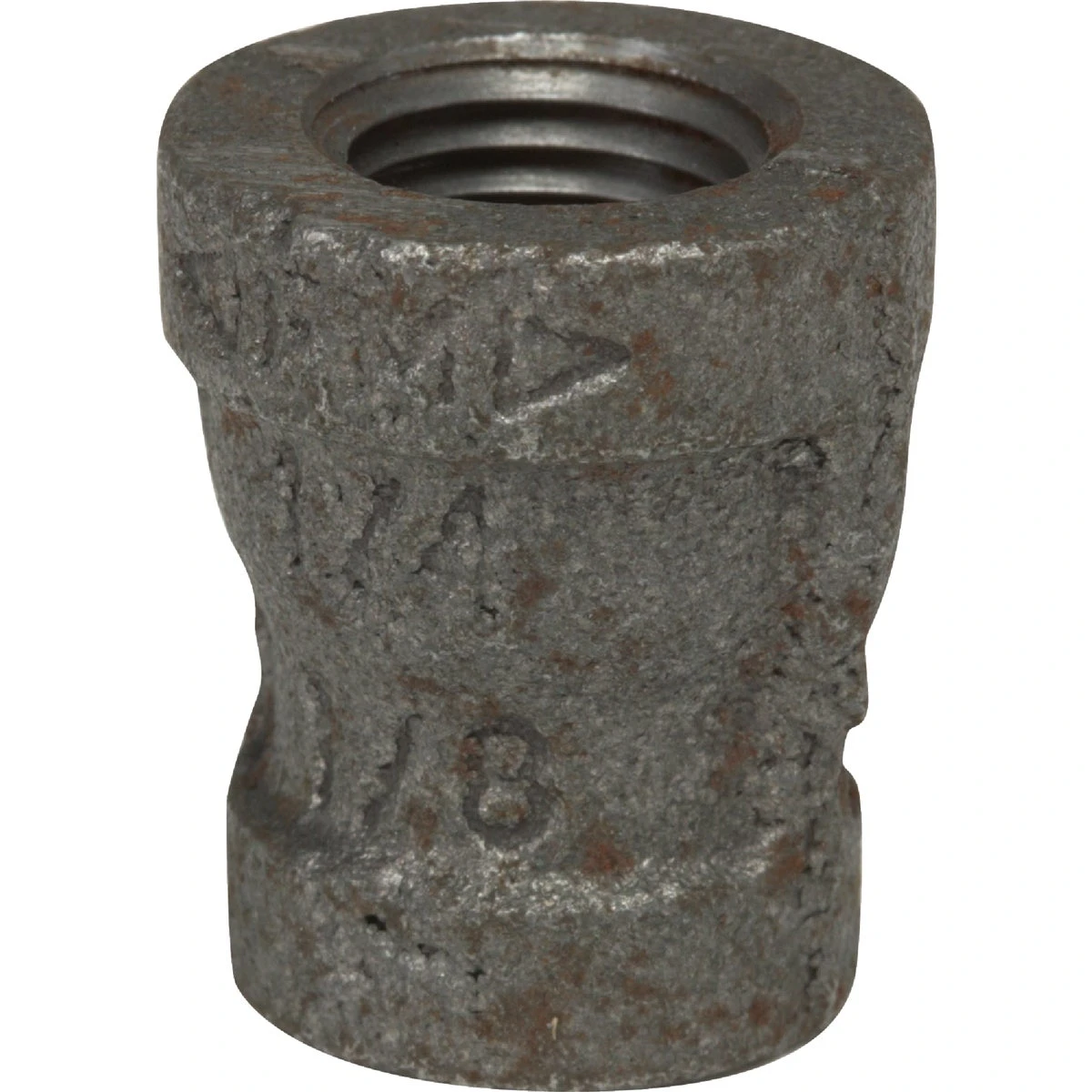 Black Reducing Pipe Coupling, 1-1/4 x 3/4 In.