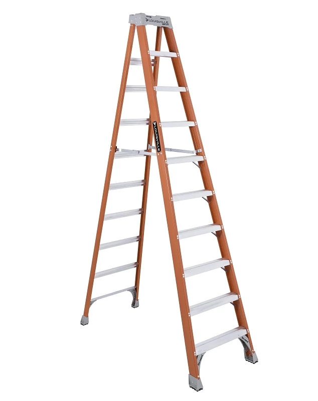 Step Ladder, Fiberglass, Type IA, 300-Lb. Rating, 10-Ft.