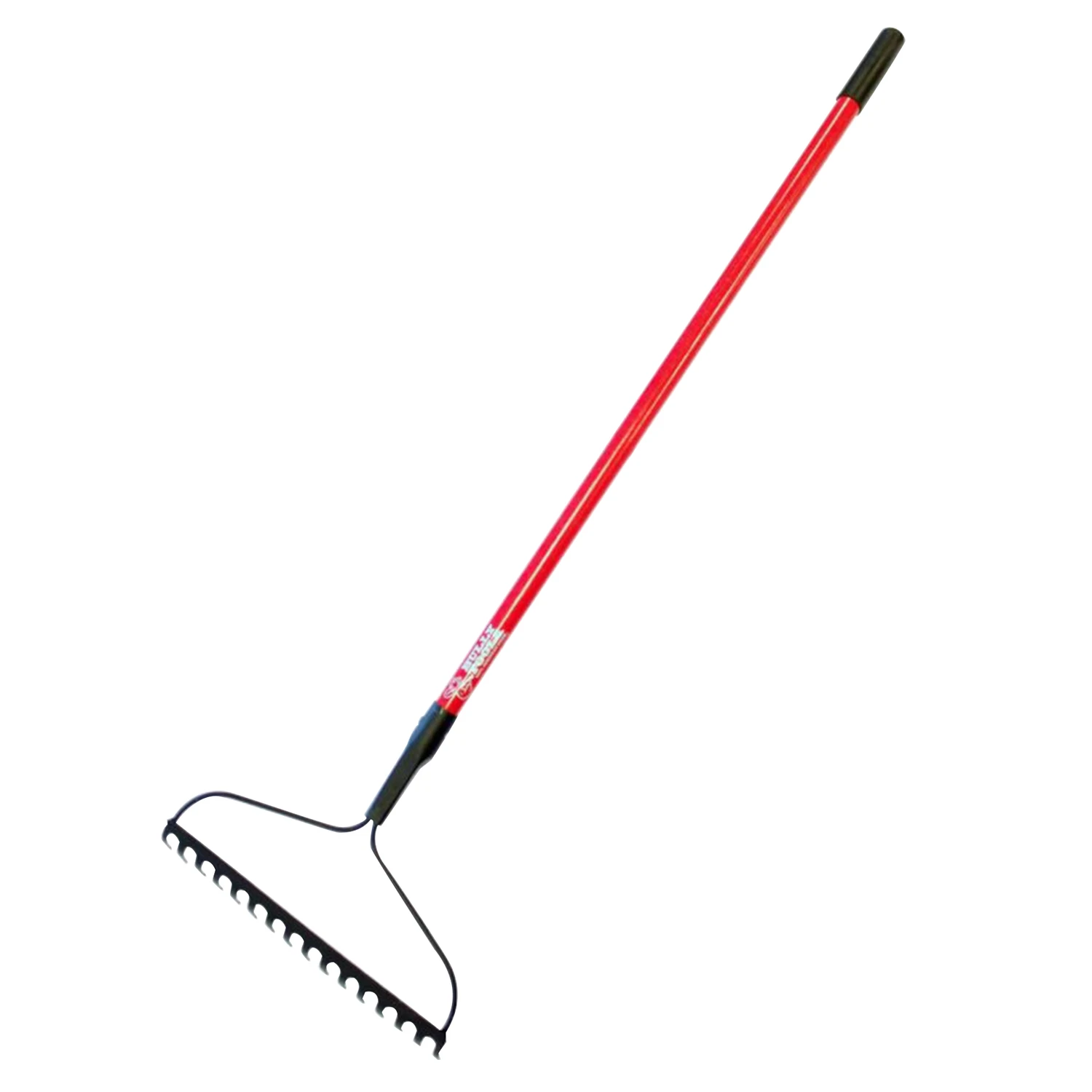 Bow Rake, Heavy-Duty Steel, 58-In.Fiberglass Handle, 16-In.