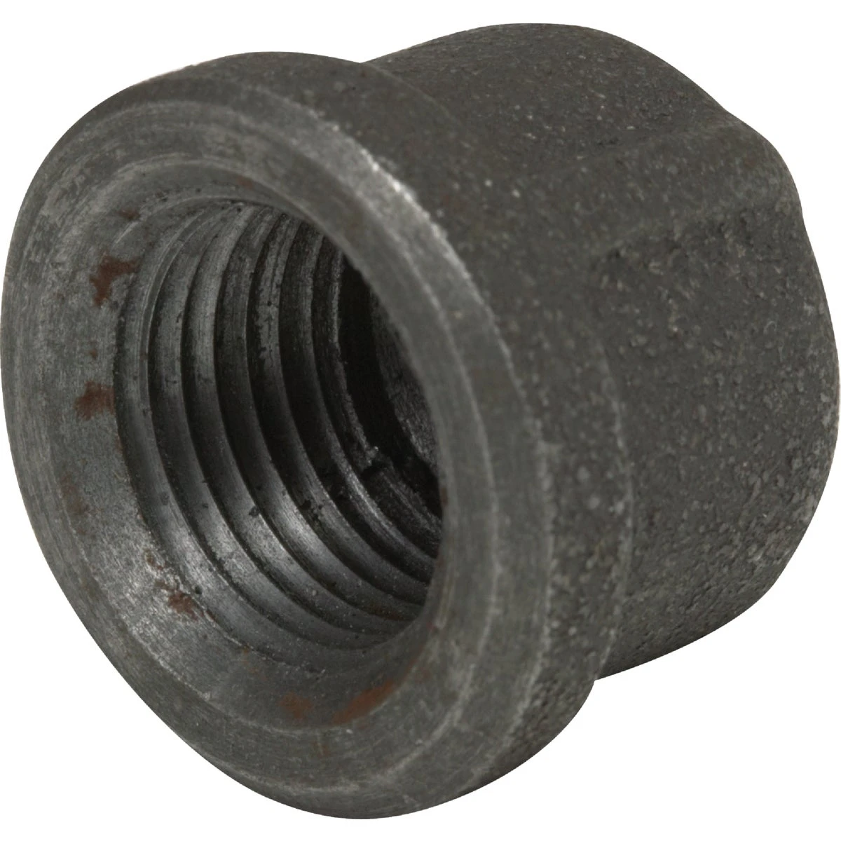 black Pipe Cap, 1-1/4 In.