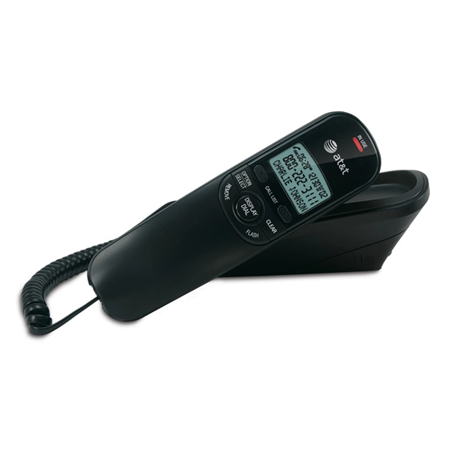 Black Trim Line Corded Telephone