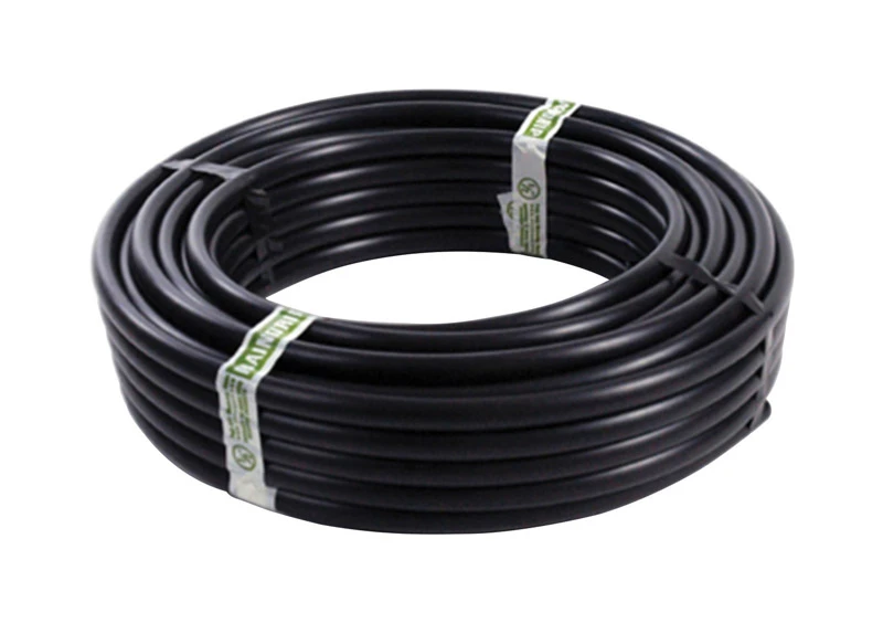 Water Supply Tubing, Black Polyethylene, 0.710-In. x 100 Ft.