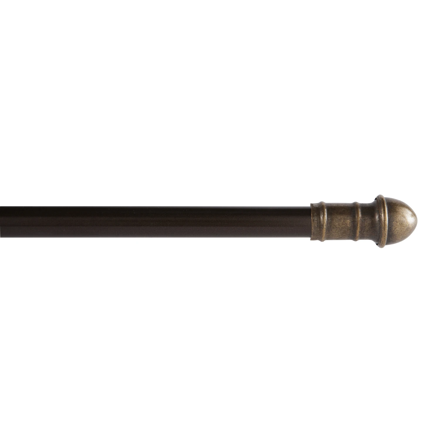 Dresden Cafe Curtain Rod, Oil-Rubbed Bronze, 7/16 x 48 to 84 In.