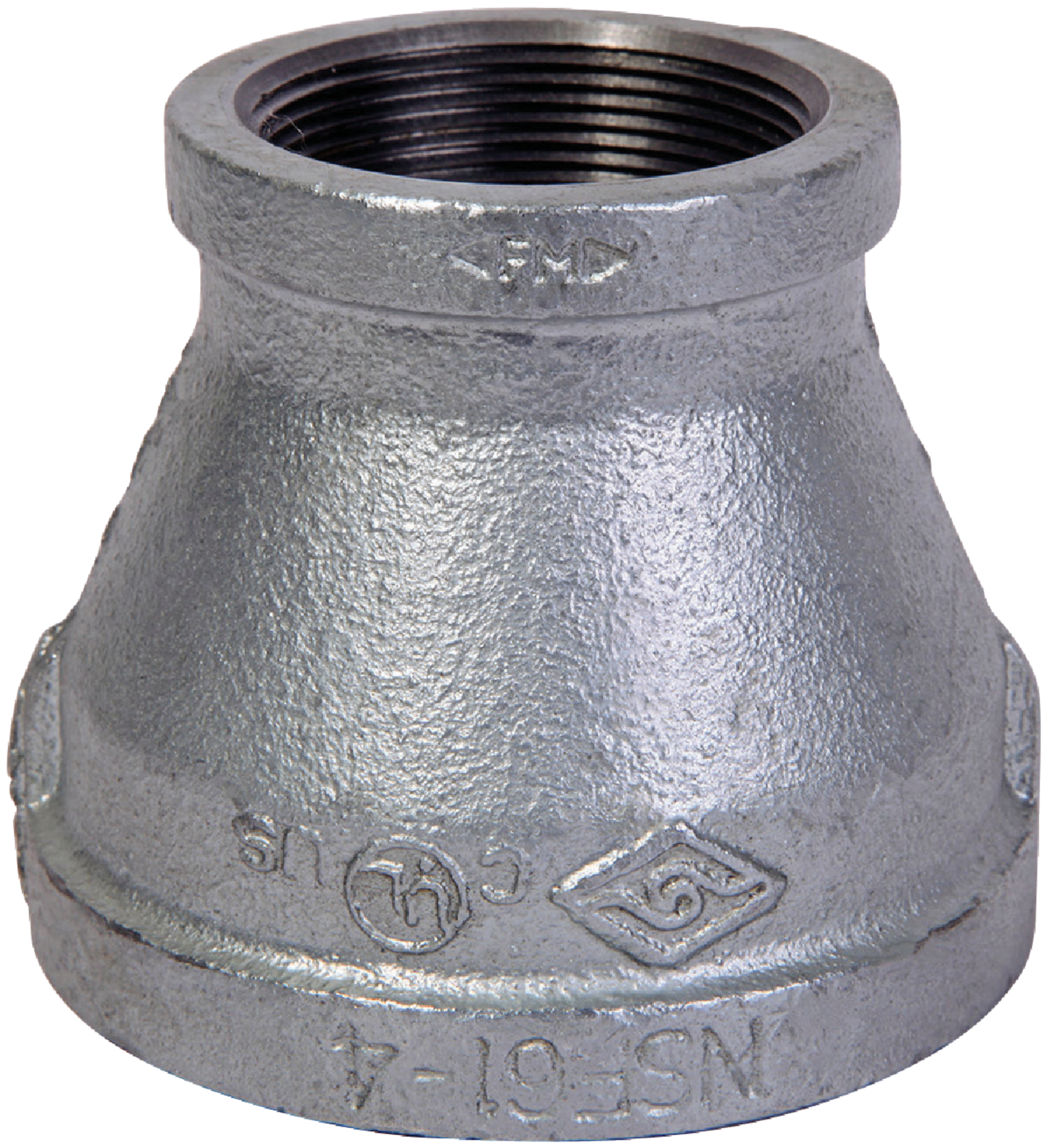 2 x 1-1/4 In. Galvanized Pipe Reducing Coupling