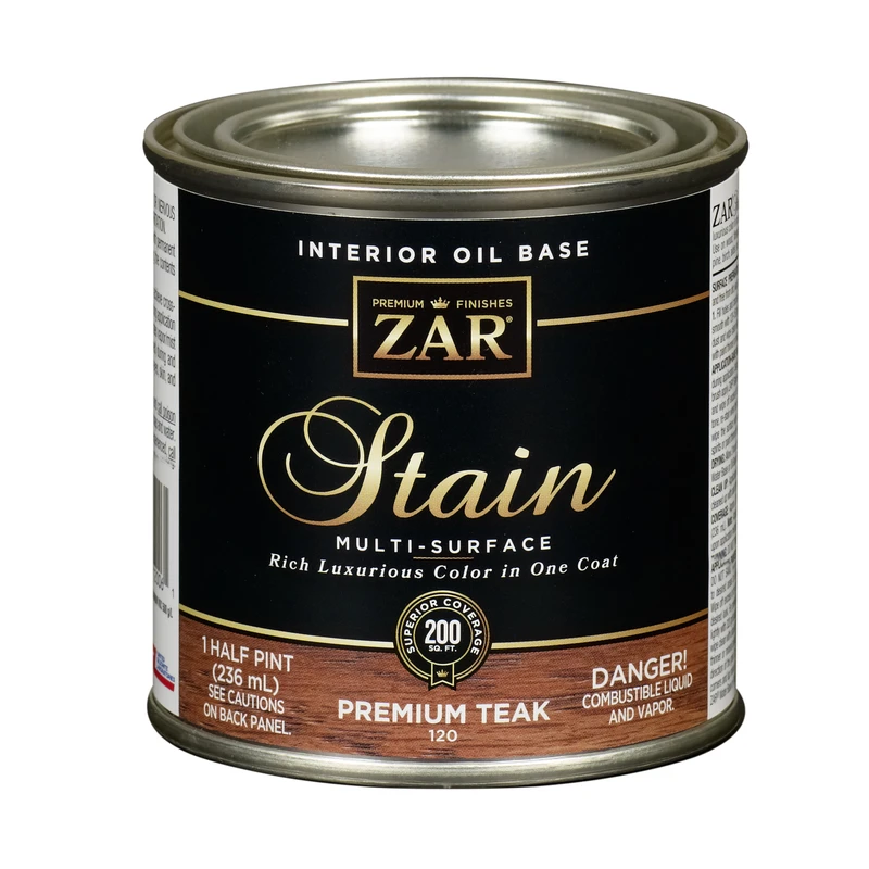 Interior Wood Stain, Premium Teak, 1/2 Pt.