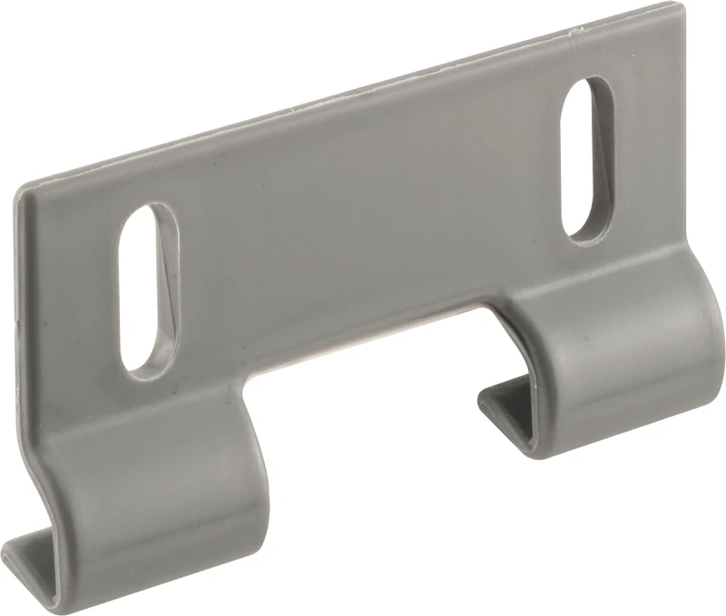 Shower Door Bottom Hook Guide, Plastic, 2 In. Hole Center Spacing
