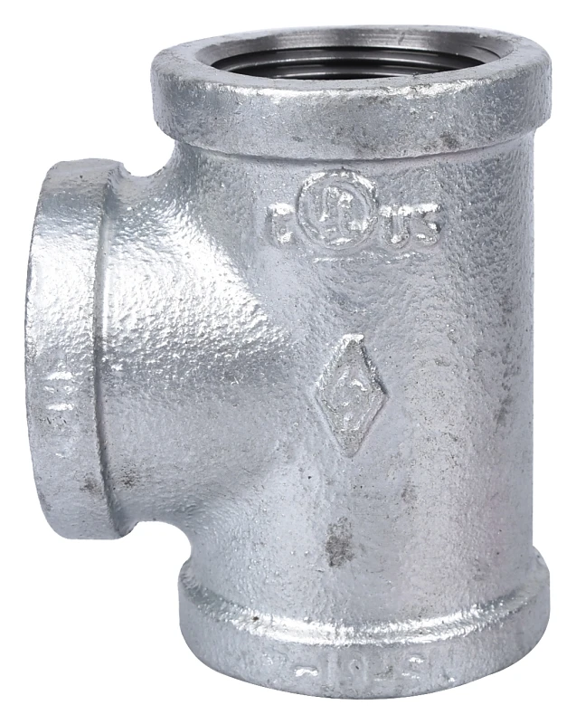 1-1/4 Inch Galvanized Malleable Tee, Model 11a-1 1/4g