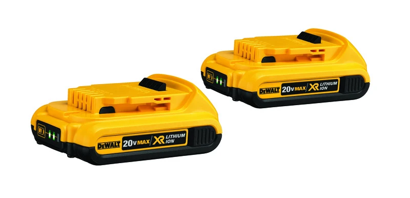 20-Volt Lithium-Ion Batteries, 2-Pk.