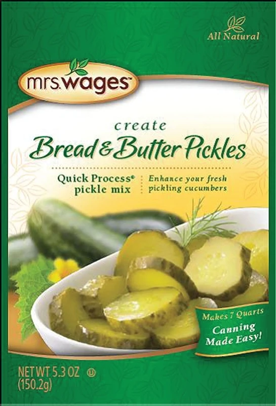 Pickling and Canning Mix, Bread N' Butter Pickles, Quick Process, 5.3-oz.