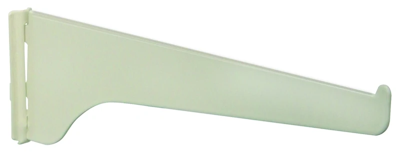 Series 80 Shelf Standard Bracket, Anochrome Steel, 8-In.