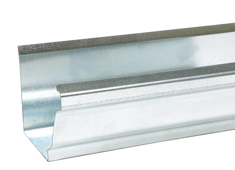 K-Style Gutter, Mill Finish Galvanized, 4 In. x 10 Ft.