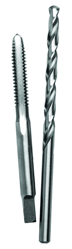Tap and Drill Bit Set, 4-40 National Fine Thread, #43, 2-Pc.
